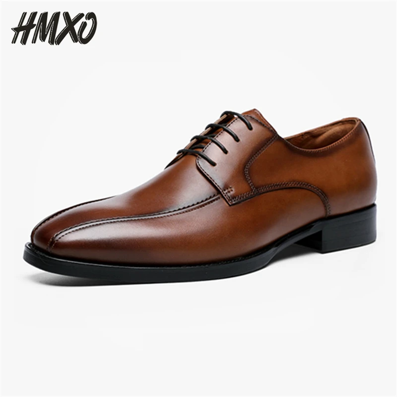 HMXO Square Toe Lace-up Leather Shoes Men Retro British Handsome Leather Shoes Large Size Shoe Business Casual Men Leather Shoes
HMXO Square Toe Lace-up Leather Shoes Men Retro British Handsome Leather Shoes Large Size Shoe Business Casual Men Leather Shoes