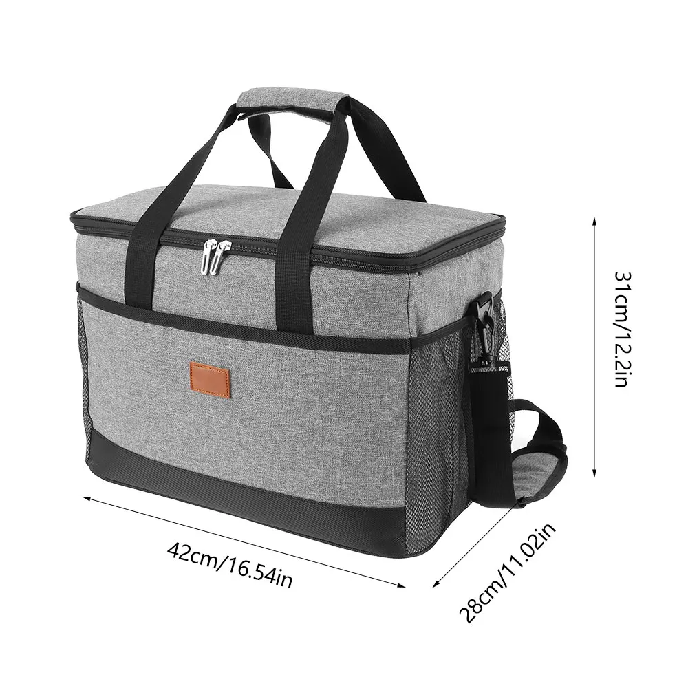 15/25/35L Thermal Insulated Bag Portable Lunch Box Oxford Cloth Food Storage Container Camping Picnic Multiple-pockets Lunch Bag
15/25/35L Thermal Insulated Bag Portable Lunch Box Oxford Cloth Food Storage Container Camping Picnic Multiple-pockets Lunch Bag