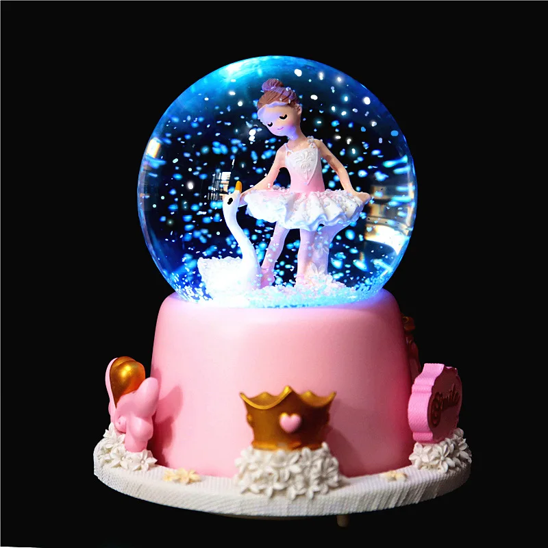Angel Crystal Ball Music Box Girl Birthday Gifts Star Moon Rainbow Glowing Snowflakes Music Box Home Decoration Desktop Ornament
Angel Crystal Ball Music Box Girl Birthday Gifts Star Moon Rainbow Glowing Snowflakes Music Box Home Decoration Desktop Ornament