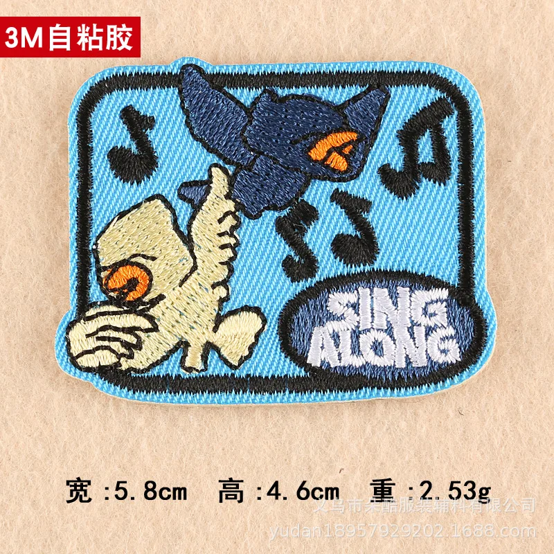 Embroidered Cloth Stickers Cartoon Animal Patch Letter Clothing Accessories Emboridery Label Iron on Patches for Clothes Parches
Embroidered Cloth Stickers Cartoon Animal Patch Letter Clothing Accessories Emboridery Label Iron on Patches for Clothes Parches
