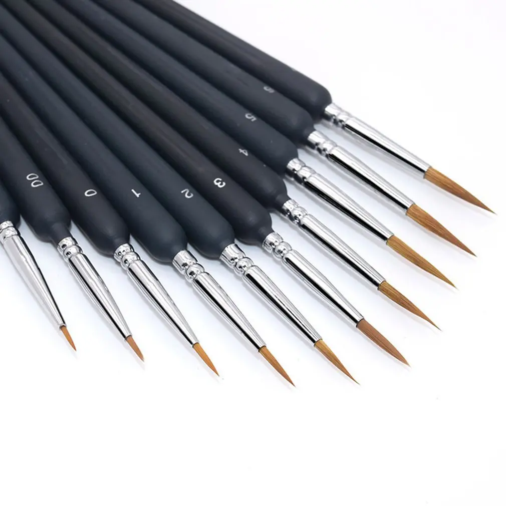 Miniature Paint Brushes Set Professional Nylon hook line pen Art Liner drawing for Acrylic Watercolor Painting
Miniature Paint Brushes Set Professional Nylon hook line pen Art Liner drawing for Acrylic Watercolor Painting