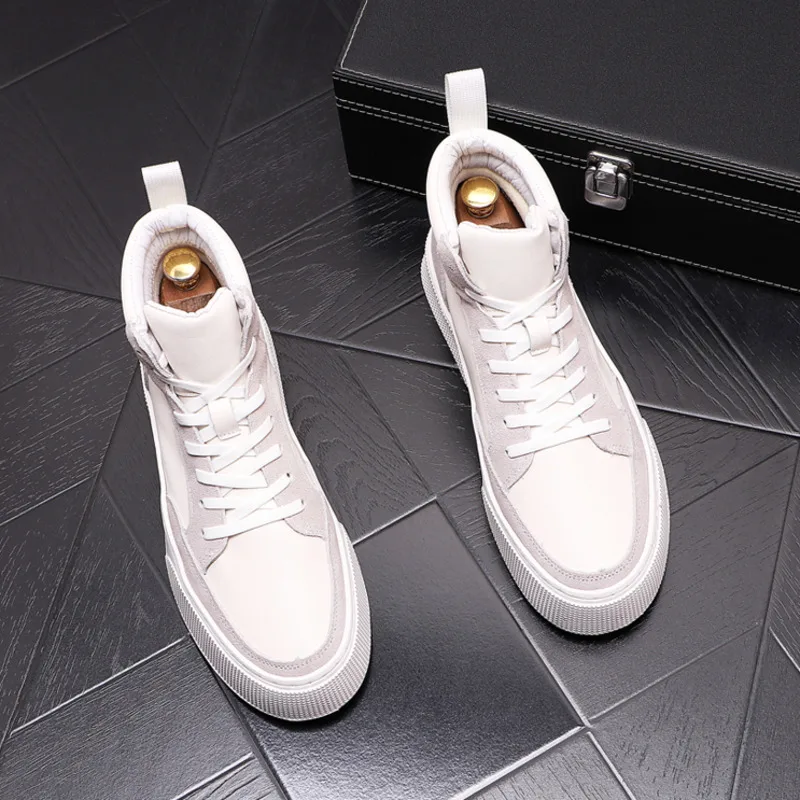 Men Winter Boots Fashion White Leather Sneakers Casual Mens Ankle Boots Male Leather Boots Winter Men Shoes Men Booties
Men Winter Boots Fashion White Leather Sneakers Casual Mens Ankle Boots Male Leather Boots Winter Men Shoes Men Booties