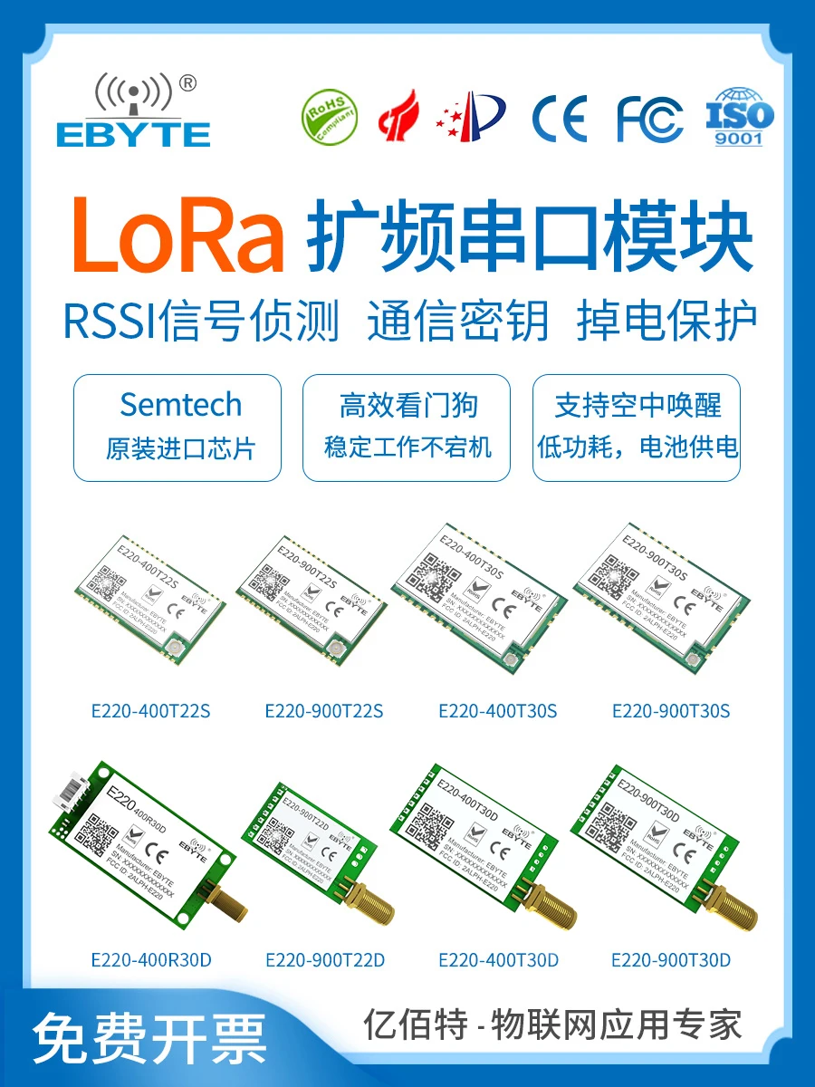 lora module communication LLCC68 replace SX1278S/X1278 chip 433 wireless module Remote development board
lora module communication LLCC68 replace SX1278S/X1278 chip 433 wireless module Remote development board