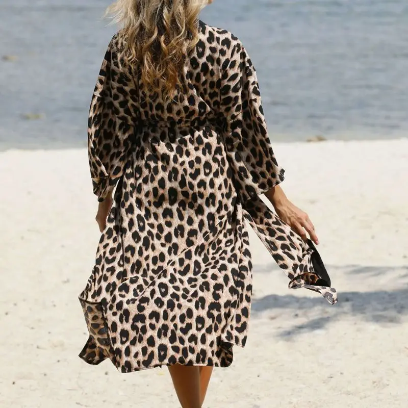 Womens Flowy Open Front Swimsuit Cover Ups Boho Leaves Leopard Printed Long Cardigan Side Split Drawstring Kimono Robe
Womens Flowy Open Front Swimsuit Cover Ups Boho Leaves Leopard Printed Long Cardigan Side Split Drawstring Kimono Robe