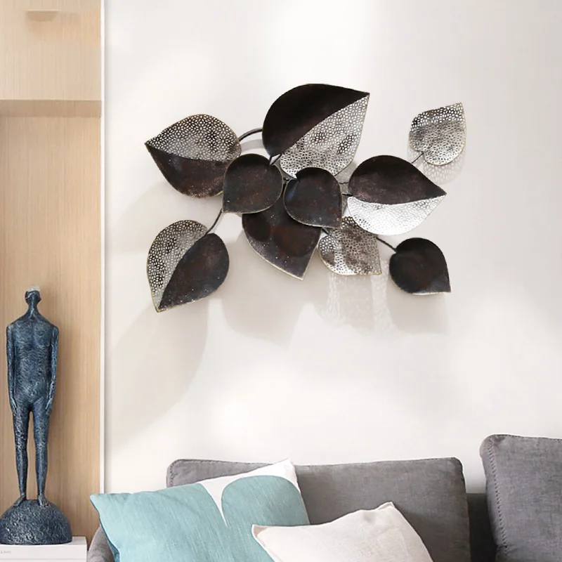 American Wrought Iron Leaf Wall Hanging Adornments Home Livingroom Background Wall Mural Crafts Hotel Porch Wall Sticker Decor
American Wrought Iron Leaf Wall Hanging Adornments Home Livingroom Background Wall Mural Crafts Hotel Porch Wall Sticker Decor