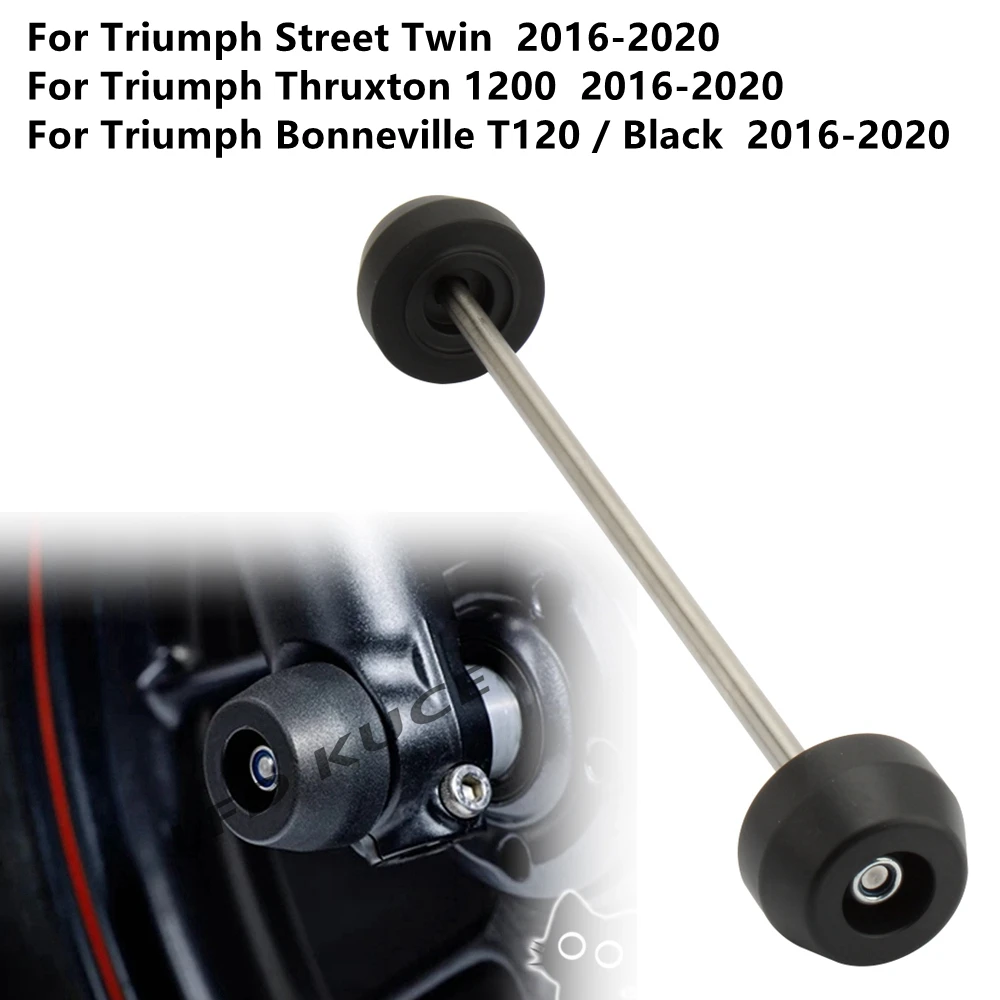 Motorcycle Front Axle Wheel Fork Crash Slider Protector For Triumph Street Twin Thruxton Bonneville T120 / Black 2016-2020 17 18
Motorcycle Front Axle Wheel Fork Crash Slider Protector For Triumph Street Twin Thruxton Bonneville T120 / Black 2016-2020 17 18