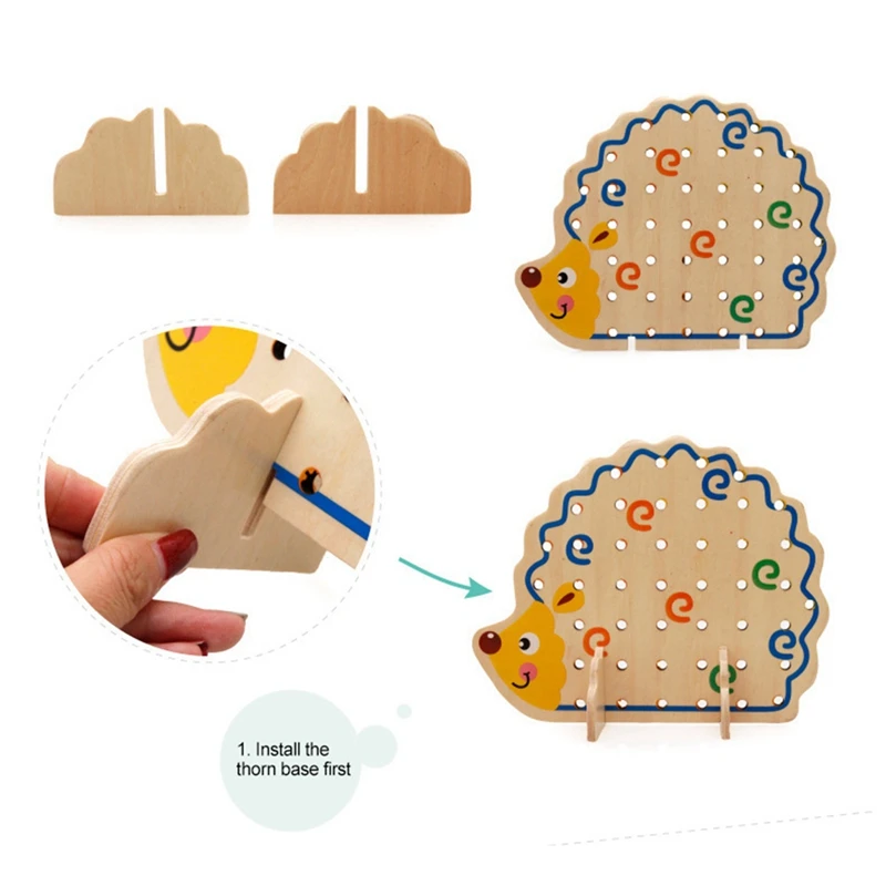 Toys Children Early Educational Learning Puzzle Wooden Toys Hedgehog Fruit Beads Exercise Hands-on Ability
Toys Children Early Educational Learning Puzzle Wooden Toys Hedgehog Fruit Beads Exercise Hands-on Ability