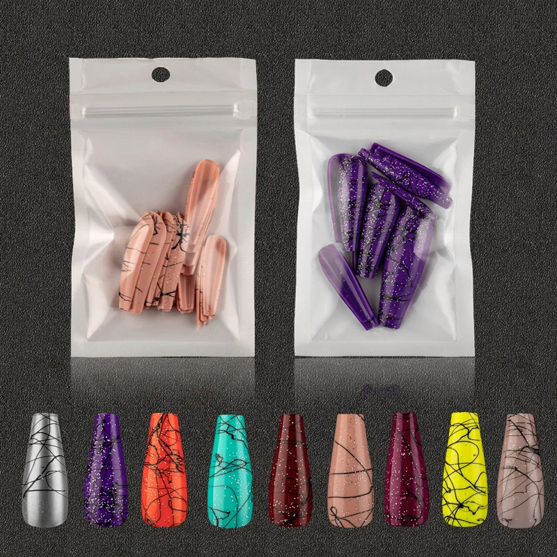 Manicure Fake Nails Long French False Extension Fingernails 20pcs Length Extension Removable Design Full Covering Nail Tip
Manicure Fake Nails Long French False Extension Fingernails 20pcs Length Extension Removable Design Full Covering Nail Tip