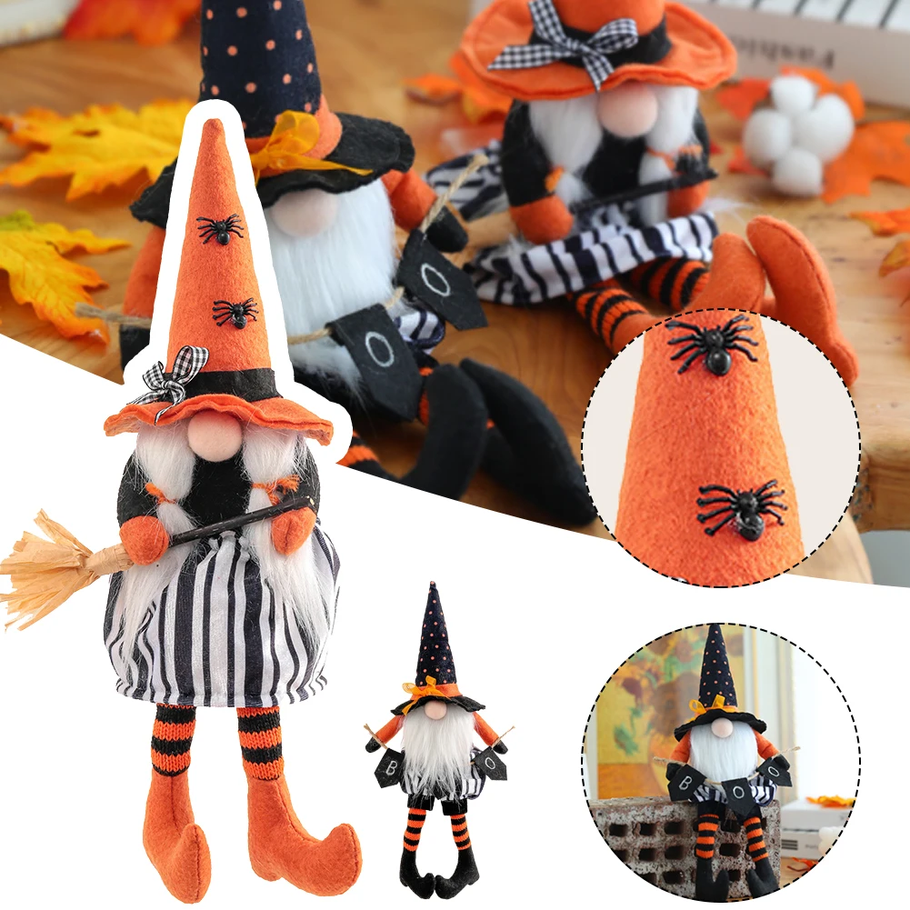 Halloween Gnome Plush Figurines Witch Elf Home Decoration Handmade Halloween Gnome Statue for Party Home Decoration Party Decor
Halloween Gnome Plush Figurines Witch Elf Home Decoration Handmade Halloween Gnome Statue for Party Home Decoration Party Decor