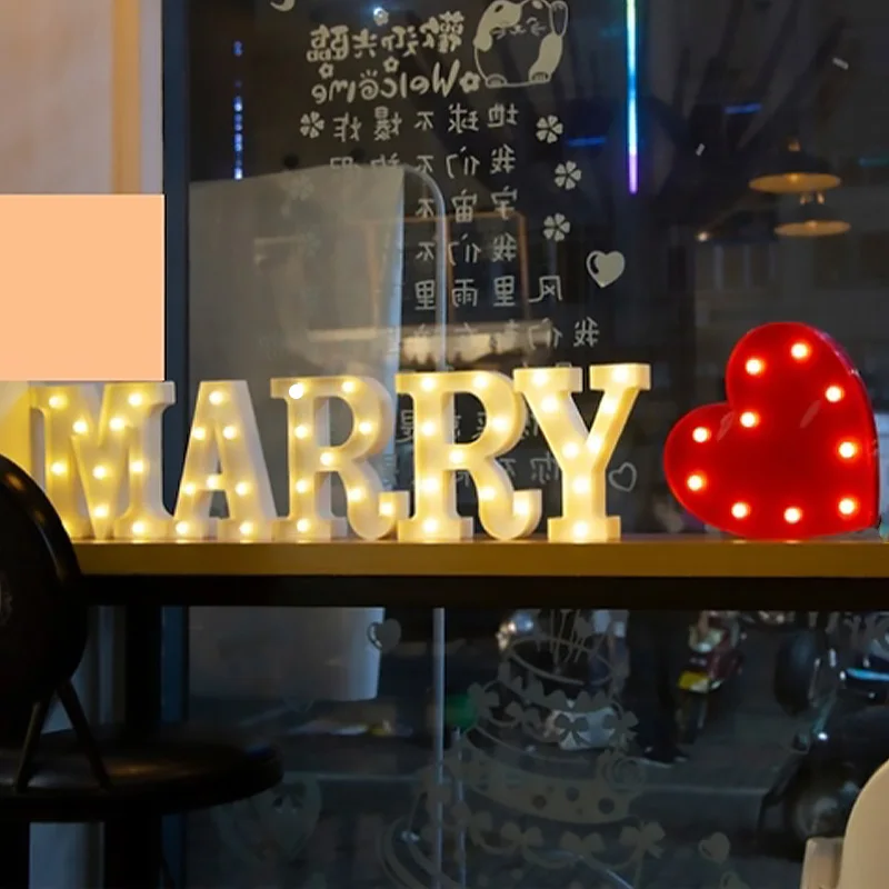 Decorative Letters Alphabet Letter LED Lights Luminous Number Lamp Decoration Battery Night Light Party Baby Bedroom Decoration
Decorative Letters Alphabet Letter LED Lights Luminous Number Lamp Decoration Battery Night Light Party Baby Bedroom Decoration
