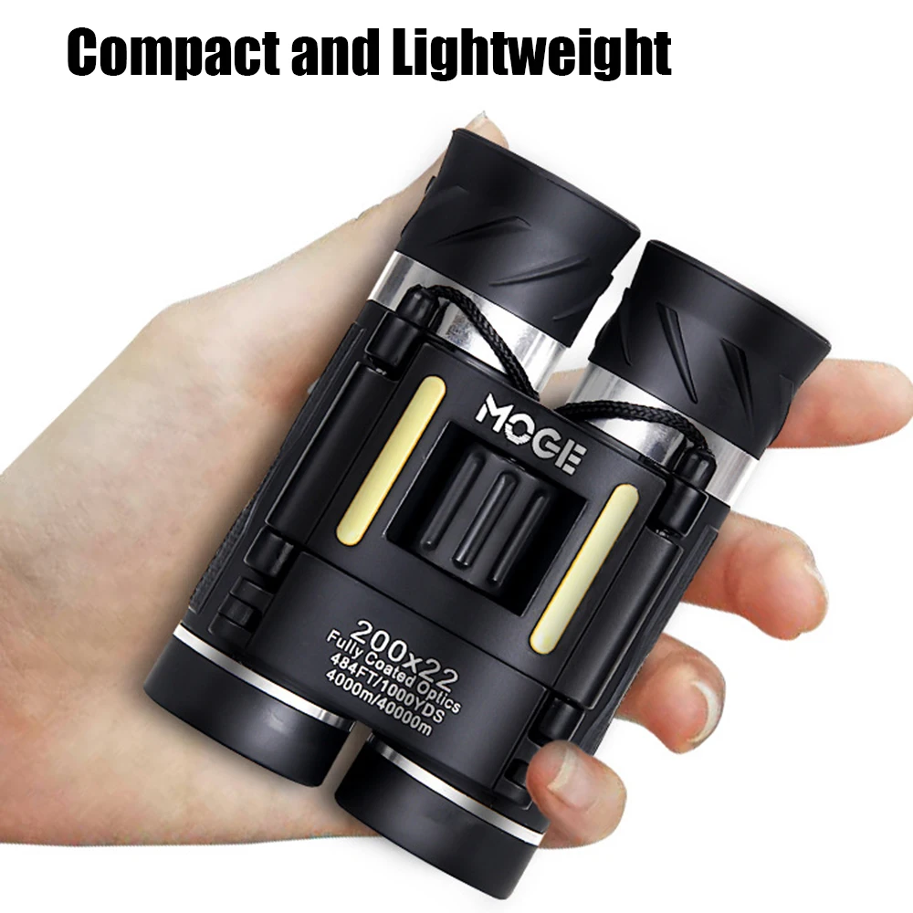 2021 Foldable Telescope Compact Folding Pocket Binoculars with Phone Adapter for Camping Bird Watching Traveling 200x22 MOGE
2021 Foldable Telescope Compact Folding Pocket Binoculars with Phone Adapter for Camping Bird Watching Traveling 200x22 MOGE