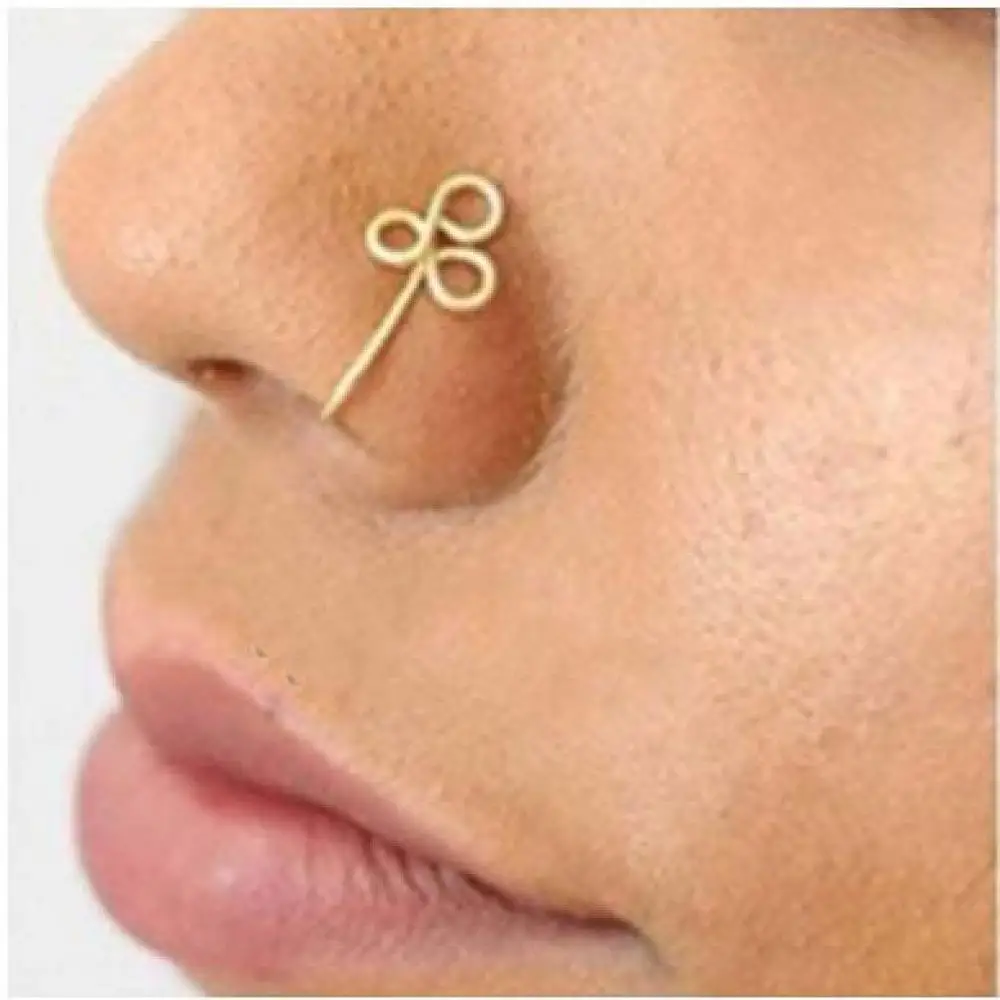 1Pc Stainless Steel Nose Ring Gold Color Spiral Fake Nose Piercing Fashion Jewelry Ear Cuff Earring Women Nose Rings
1Pc Stainless Steel Nose Ring Gold Color Spiral Fake Nose Piercing Fashion Jewelry Ear Cuff Earring Women Nose Rings
