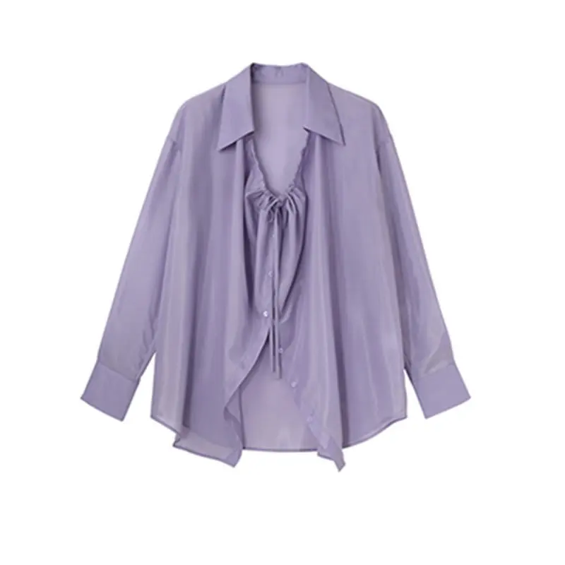 XITAO Pleated Blouse Fashion New Women Small Fresh Irregular Thin Drawstring Loose Pleated Full Sleeve Shirt Top WMD0244
XITAO Pleated Blouse Fashion New Women Small Fresh Irregular Thin Drawstring Loose Pleated Full Sleeve Shirt Top WMD0244