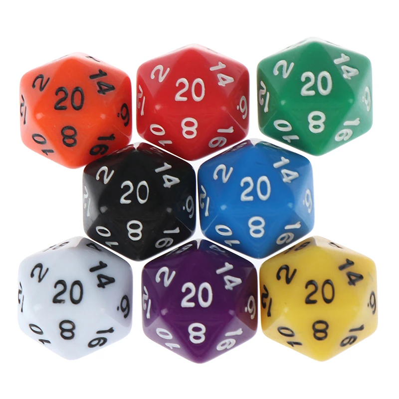 1PC Effect D20 Dice For Table Board Game 20 Sided Data Rich Colors Desktop Game Accessories For Board Game Acrylic Digital Dice
1PC Effect D20 Dice For Table Board Game 20 Sided Data Rich Colors Desktop Game Accessories For Board Game Acrylic Digital Dice