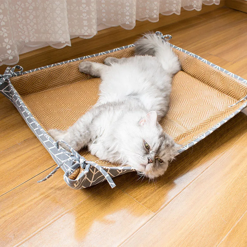 Pet Mat Cat Summer Double Sided Beds Heat Dissipation And Cooling Washable Nest Large Size Cushions Ventilation
Pet Mat Cat Summer Double Sided Beds Heat Dissipation And Cooling Washable Nest Large Size Cushions Ventilation