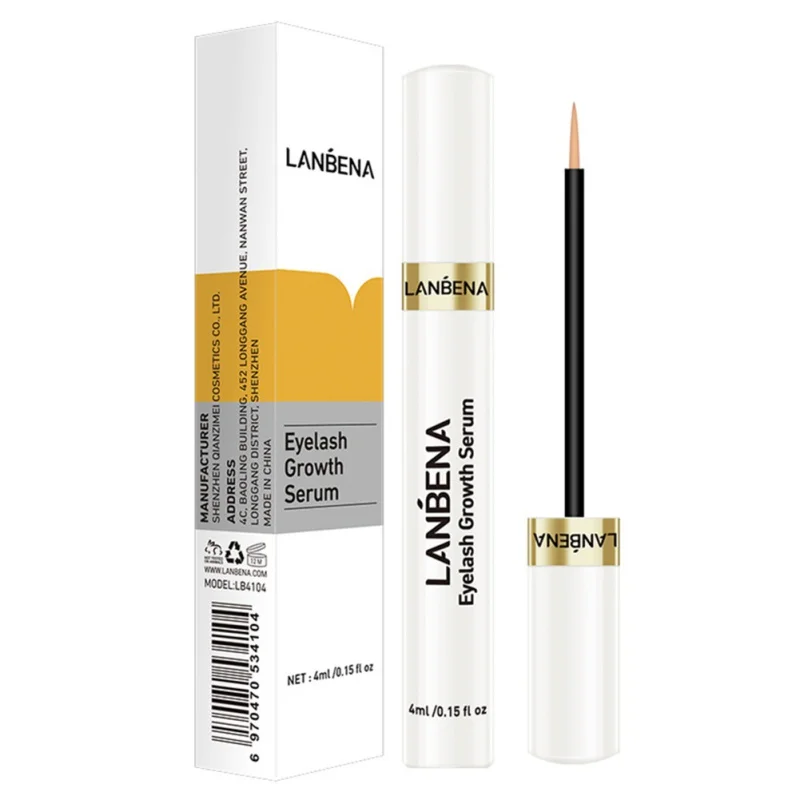 

LANBENA Eyelash Growth Serum for Long Thick Lashes Promotes Appearance of Longer Thicker Eyelashes Eyelash Growth Enhancer