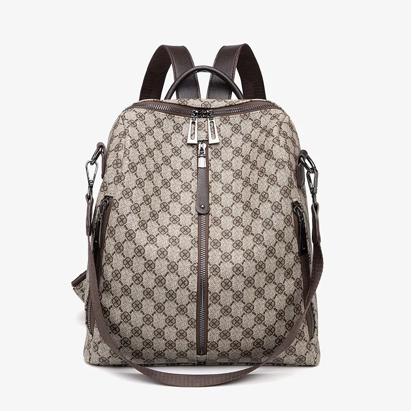 Large-capacity Backpack Women and Men Bag Europe and American Wild Shoulder Dual-use Fashion Casual Mommy Female Bag Handbags
Large-capacity Backpack Women and Men Bag Europe and American Wild Shoulder Dual-use Fashion Casual Mommy Female Bag Handbags