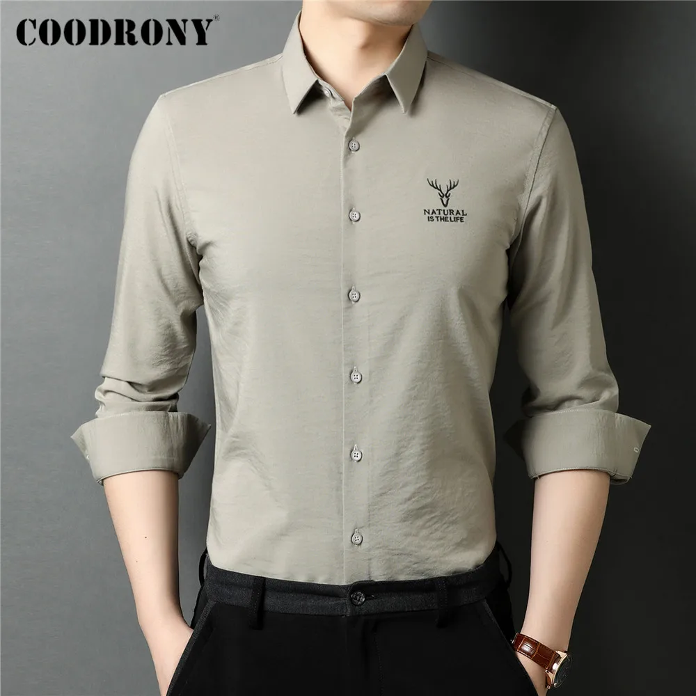 COODRONY Brand Spring Autumn New Arrival High Quality Social Dress Business Casual Slim Fit Long Sleeve Shirt Men Clothing C6120
COODRONY Brand Spring Autumn New Arrival High Quality Social Dress Business Casual Slim Fit Long Sleeve Shirt Men Clothing C6120