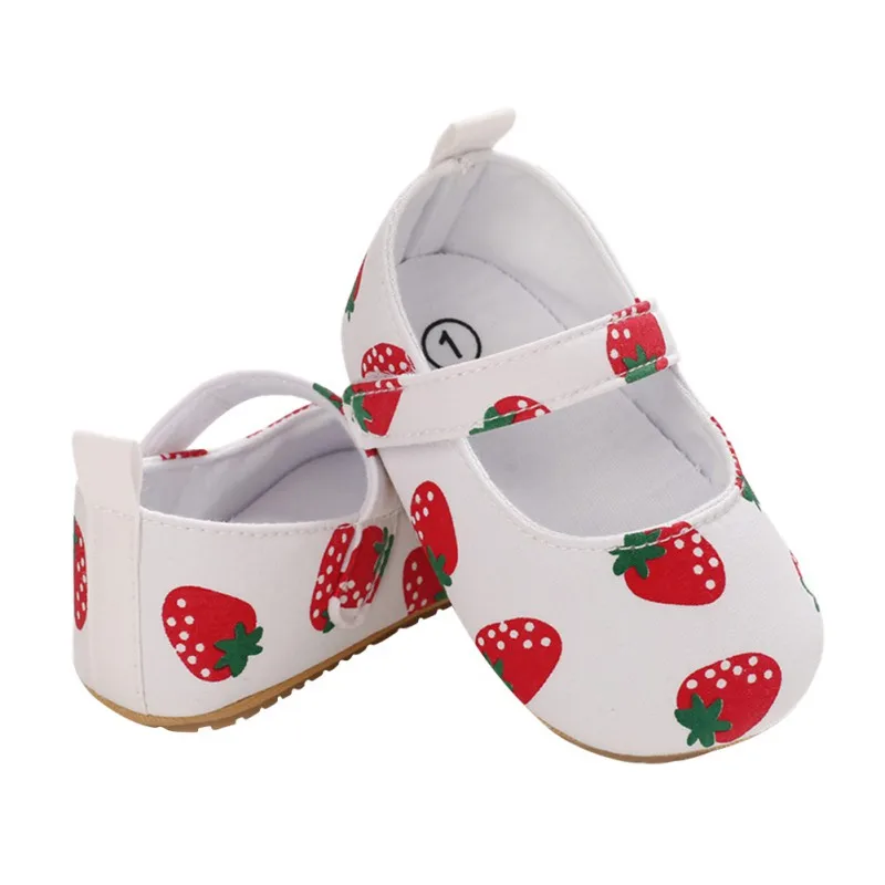 Newborn Infant Soft Sole Fruits Print Casual Shoes Baby Fashion Princess Party Shoes First Walking Shoes 2021
Newborn Infant Soft Sole Fruits Print Casual Shoes Baby Fashion Princess Party Shoes First Walking Shoes 2021