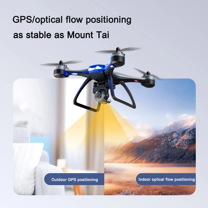 New F5 GPS 4DRC RC Drone 1080p 4k 6k Profession HD Wide Angle Camera Quadcopter WiFi FPV Air Pressure Altitude Hold Helicopter
New F5 GPS 4DRC RC Drone 1080p 4k 6k Profession HD Wide Angle Camera Quadcopter WiFi FPV Air Pressure Altitude Hold Helicopter