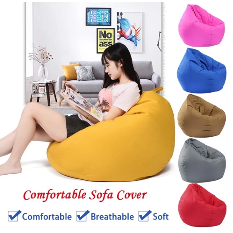 Solid Color Lazy Sofa Cover Waterproof Can Do Clothes Pillow Storage Bag Various Colors
Solid Color Lazy Sofa Cover Waterproof Can Do Clothes Pillow Storage Bag Various Colors