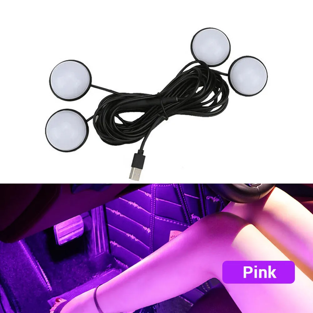 4 In 1 USB Car Interior Atmosphere Foot Lamp Ambient Night Lights Accessories Upgrade Car Interior Lights Foot Lighting
4 In 1 USB Car Interior Atmosphere Foot Lamp Ambient Night Lights Accessories Upgrade Car Interior Lights Foot Lighting