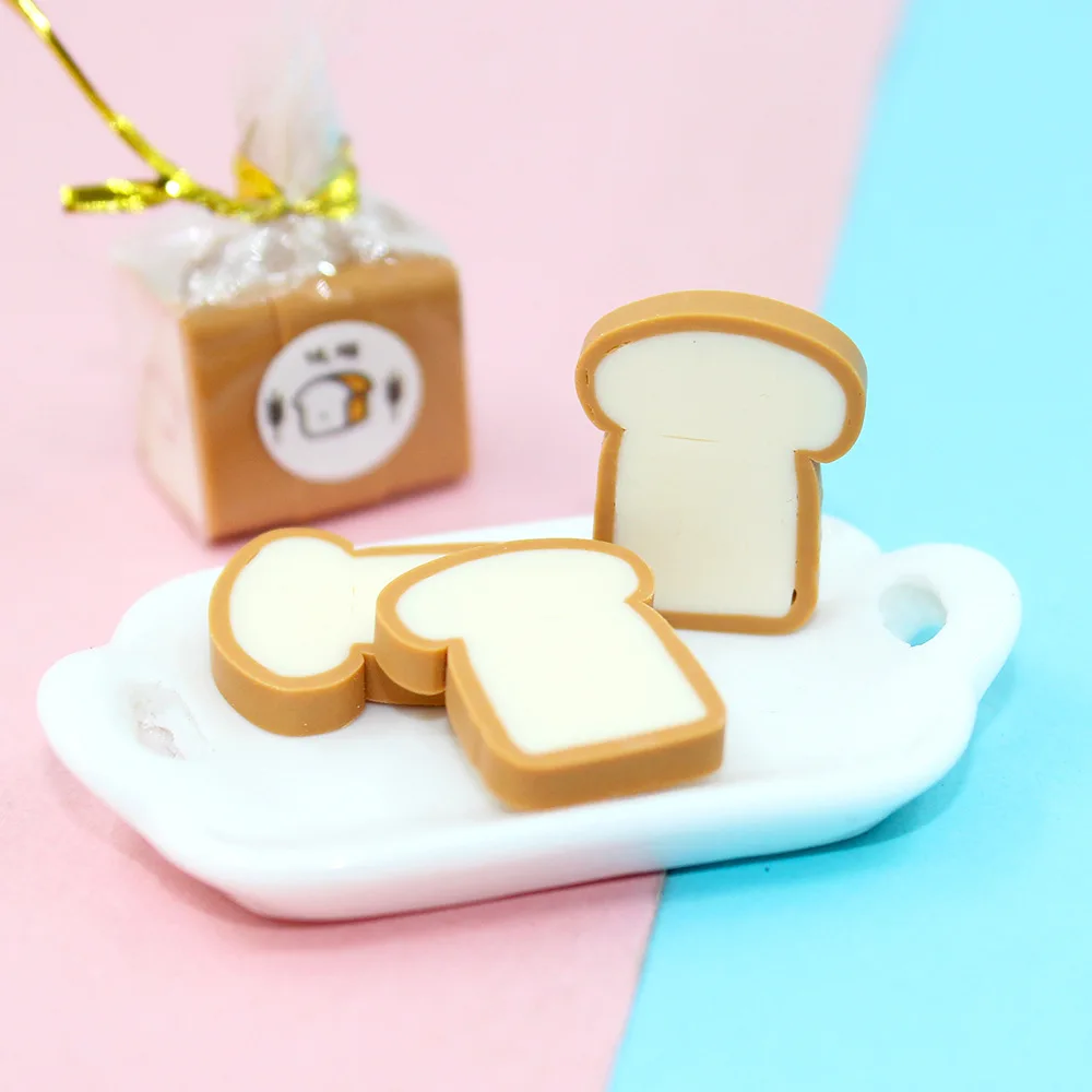 2 Sets 13*15*5 mm Cute Dollhouse Miniature Clay Toast Bread Doll Mini Food Bakery Bread DIY Kitchen Accessories
2 Sets 13*15*5 mm Cute Dollhouse Miniature Clay Toast Bread Doll Mini Food Bakery Bread DIY Kitchen Accessories