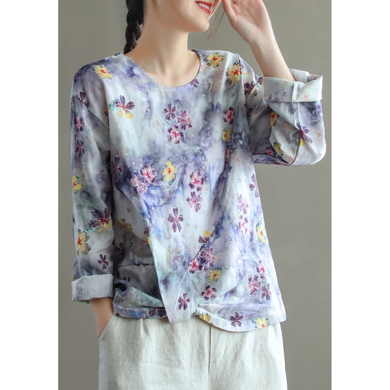Max LuLu British Designer 2021 New Fashion Ladies Printed Floral Tees Womens Linen Casual T-shirts Girls O-Neck Long Sleeve Tops
Max LuLu British Designer 2021 New Fashion Ladies Printed Floral Tees Womens Linen Casual T-shirts Girls O-Neck Long Sleeve Tops