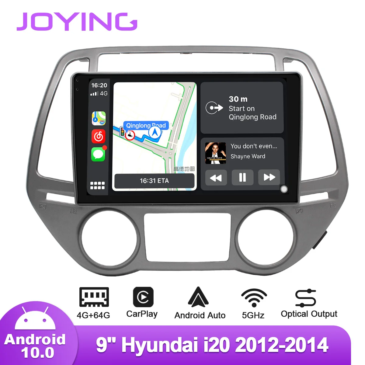 Joying Radio 1 din 9” Car Stereo Central Multimedia Player Car Intelligent System Android Auto CarPlay For Hyundai I20 2012-2014
Joying Radio 1 din 9” Car Stereo Central Multimedia Player Car Intelligent System Android Auto CarPlay For Hyundai I20 2012-2014