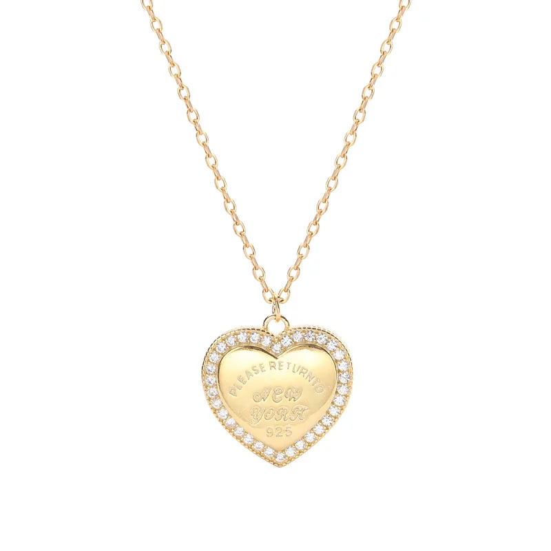 2020 New Micro Inlaid Lettering Pendant 925 Silver Necklace Jewelry Minimalism Chocker Kolye Collier Bijoux Femme Women Fashion
2020 New Micro Inlaid Lettering Pendant 925 Silver Necklace Jewelry Minimalism Chocker Kolye Collier Bijoux Femme Women Fashion