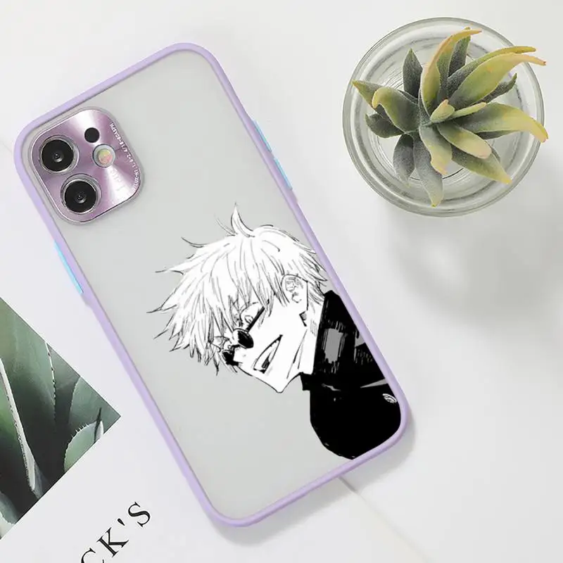 Jujutsu Kaisen Phone Case For iPhone 12 11 Mini Pro XR XS Max 7 8 Plus X Matte transparent Purple Back Cover
Jujutsu Kaisen Phone Case For iPhone 12 11 Mini Pro XR XS Max 7 8 Plus X Matte transparent Purple Back Cover
