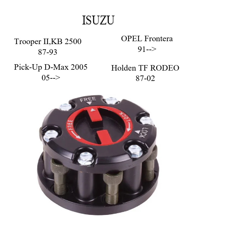 4WD Locking Hubs FOR ISUZU Pickup Trooper OPEL Frontera Holden Jackaroo 897113446PT 8971134460 B022 AVM433
4WD Locking Hubs FOR ISUZU Pickup Trooper OPEL Frontera Holden Jackaroo 897113446PT 8971134460 B022 AVM433