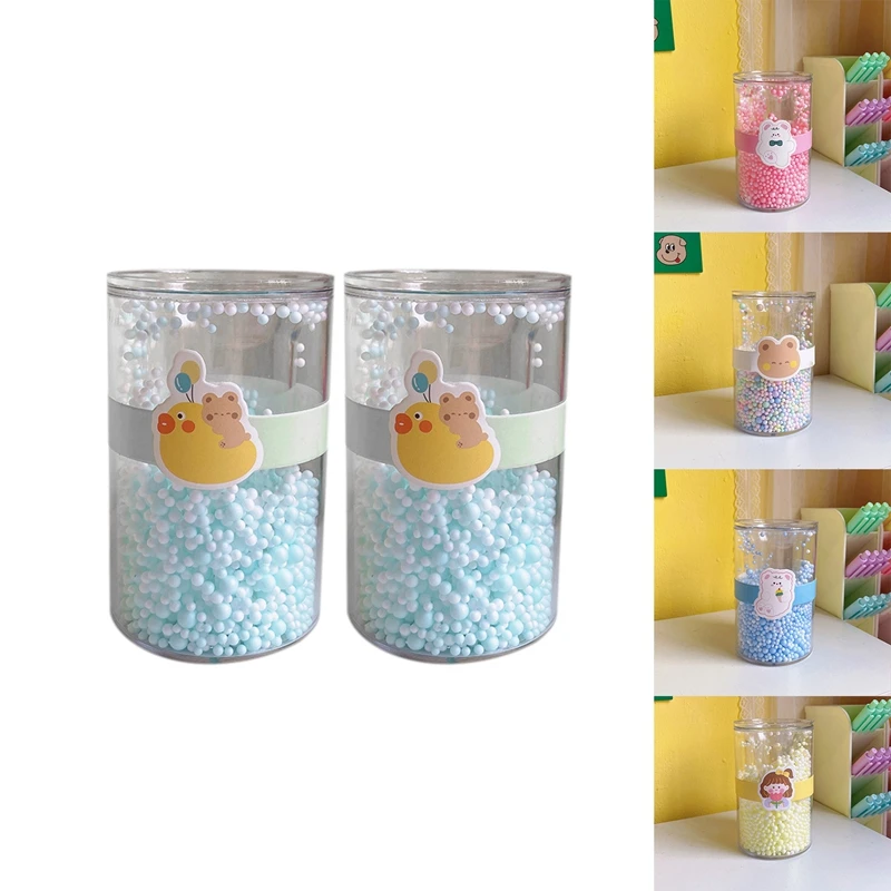 2 PCS Acrylic Cute Bubble Pen Holder Multi-Purpose Desk Organizer Marker Makeup Brush Storage Holder for Kids
2 PCS Acrylic Cute Bubble Pen Holder Multi-Purpose Desk Organizer Marker Makeup Brush Storage Holder for Kids