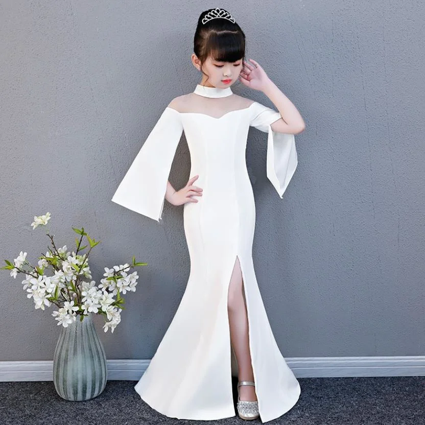 CUSTOM Girls Mesh Stiching High-end Mermaid Dress Children Catwalk Birthday Party Evening Gown Dress For Girl Vestidos Y2912
CUSTOM Girls Mesh Stiching High-end Mermaid Dress Children Catwalk Birthday Party Evening Gown Dress For Girl Vestidos Y2912
