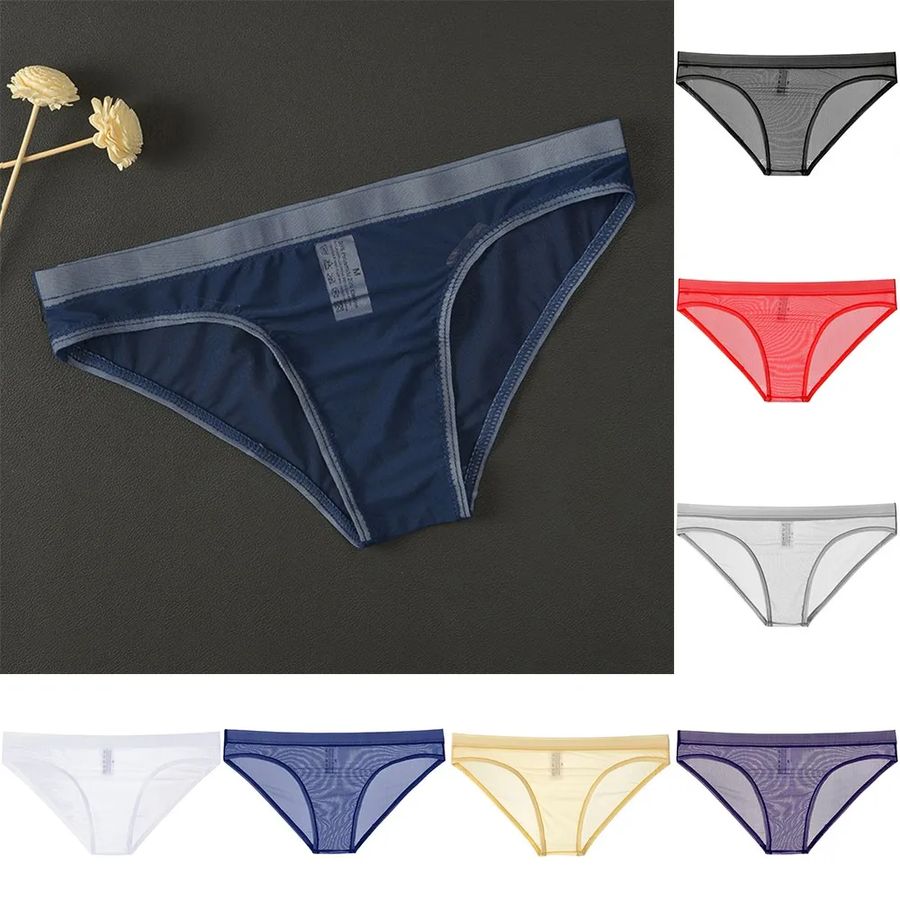 Men Ice Silk Seamless 2022 Panties Breathable Lingerie Low Rise Underwear Briefs Sexy Mesh Thong See Мужские
Men Ice Silk Seamless 2022 Panties Breathable Lingerie Low Rise Underwear Briefs Sexy Mesh Thong See Мужские