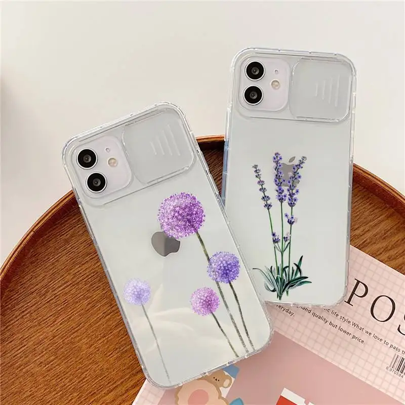 Simple Lavender Purple Flowers Phone Case transparent For iPhone 7 8 11 12 X XS XR MINI Pro Max Plus Slide Camera Lens Protect
Simple Lavender Purple Flowers Phone Case transparent For iPhone 7 8 11 12 X XS XR MINI Pro Max Plus Slide Camera Lens Protect