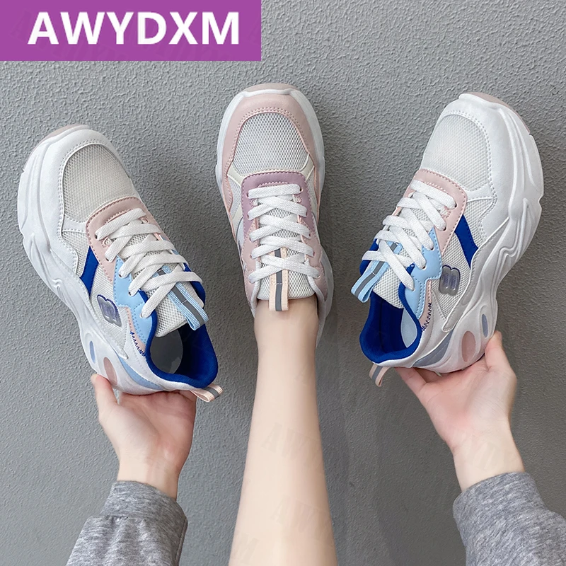 Women Flats Sport Shoes 2021 New Spring Autumn Mesh Breathable Fashion Shoes Designer Mujer Lace Up Hiking Sneakers Walking lady
Women Flats Sport Shoes 2021 New Spring Autumn Mesh Breathable Fashion Shoes Designer Mujer Lace Up Hiking Sneakers Walking lady
