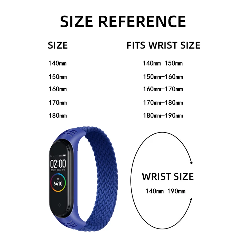 Elastic Braided Solo Loop strap for Xiaomi mi band 6 5 4 3 replaceable band for Xiaomi mi 5 bracelet adjustable smart watch band
Elastic Braided Solo Loop strap for Xiaomi mi band 6 5 4 3 replaceable band for Xiaomi mi 5 bracelet adjustable smart watch band