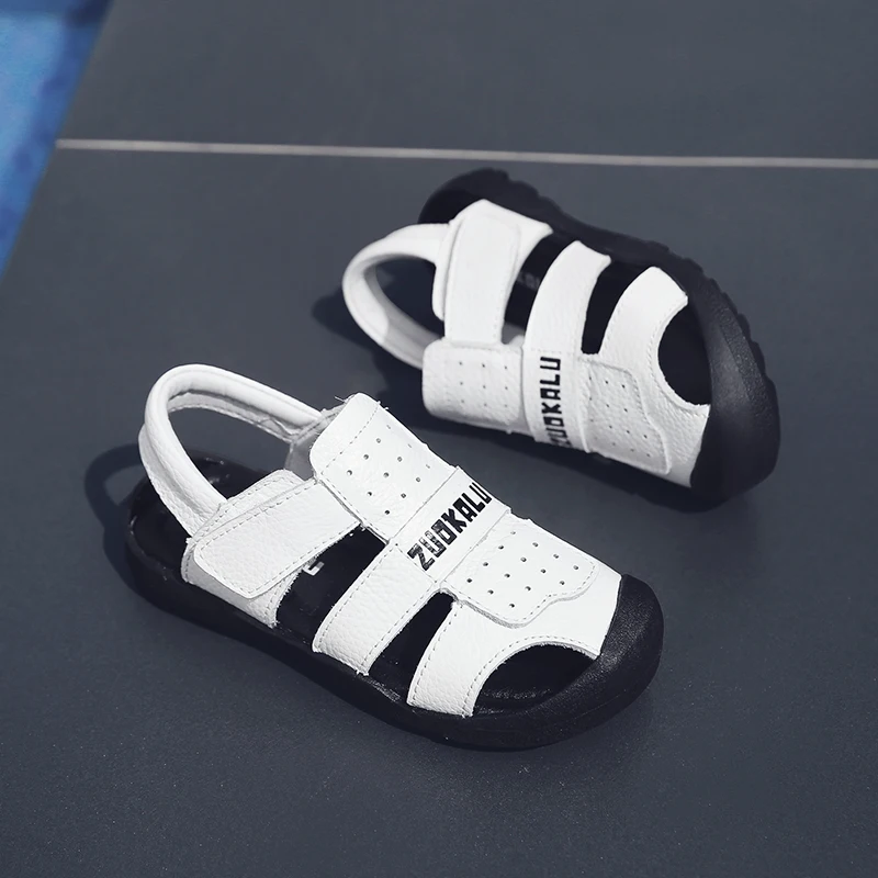 Summer Kids Sandals High Quality Soft Leather Shoes Children Safe Closed Toe Sandals Slippers Comfortable Breathable Sports Shoe
Summer Kids Sandals High Quality Soft Leather Shoes Children Safe Closed Toe Sandals Slippers Comfortable Breathable Sports Shoe