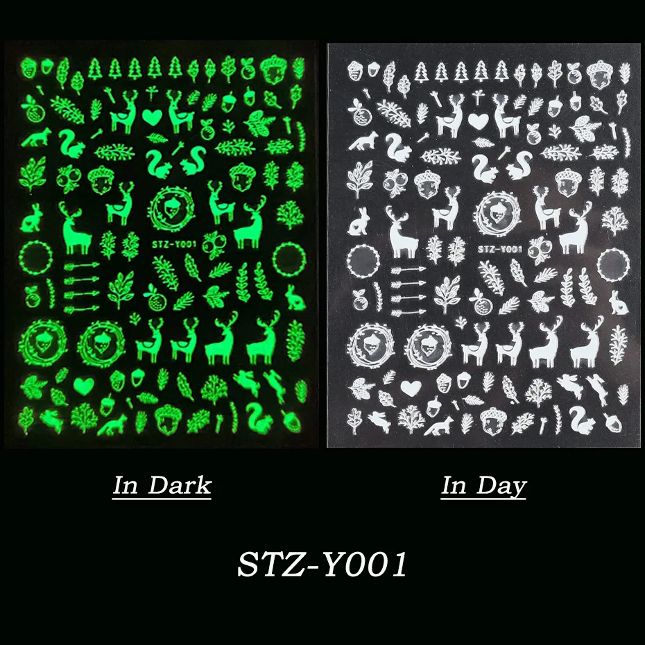 Luminous Effect 3D Christmas Snowflower Nail Sticker Glitter Nail Art Decoration Stickers Manicures Tips Tool Design Accessories
Luminous Effect 3D Christmas Snowflower Nail Sticker Glitter Nail Art Decoration Stickers Manicures Tips Tool Design Accessories