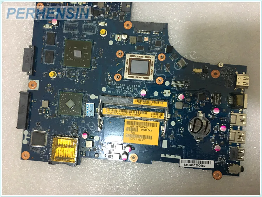 FOR Dell FOR Inspiron M531R-5535 laptop motherboard A6-5345M 2.2Ghz CPU VAW03 FNGC4 0FNGC4 CN-0FNGC4 DDR3 LA-9103P
FOR Dell FOR Inspiron M531R-5535 laptop motherboard A6-5345M 2.2Ghz CPU VAW03 FNGC4 0FNGC4 CN-0FNGC4 DDR3 LA-9103P