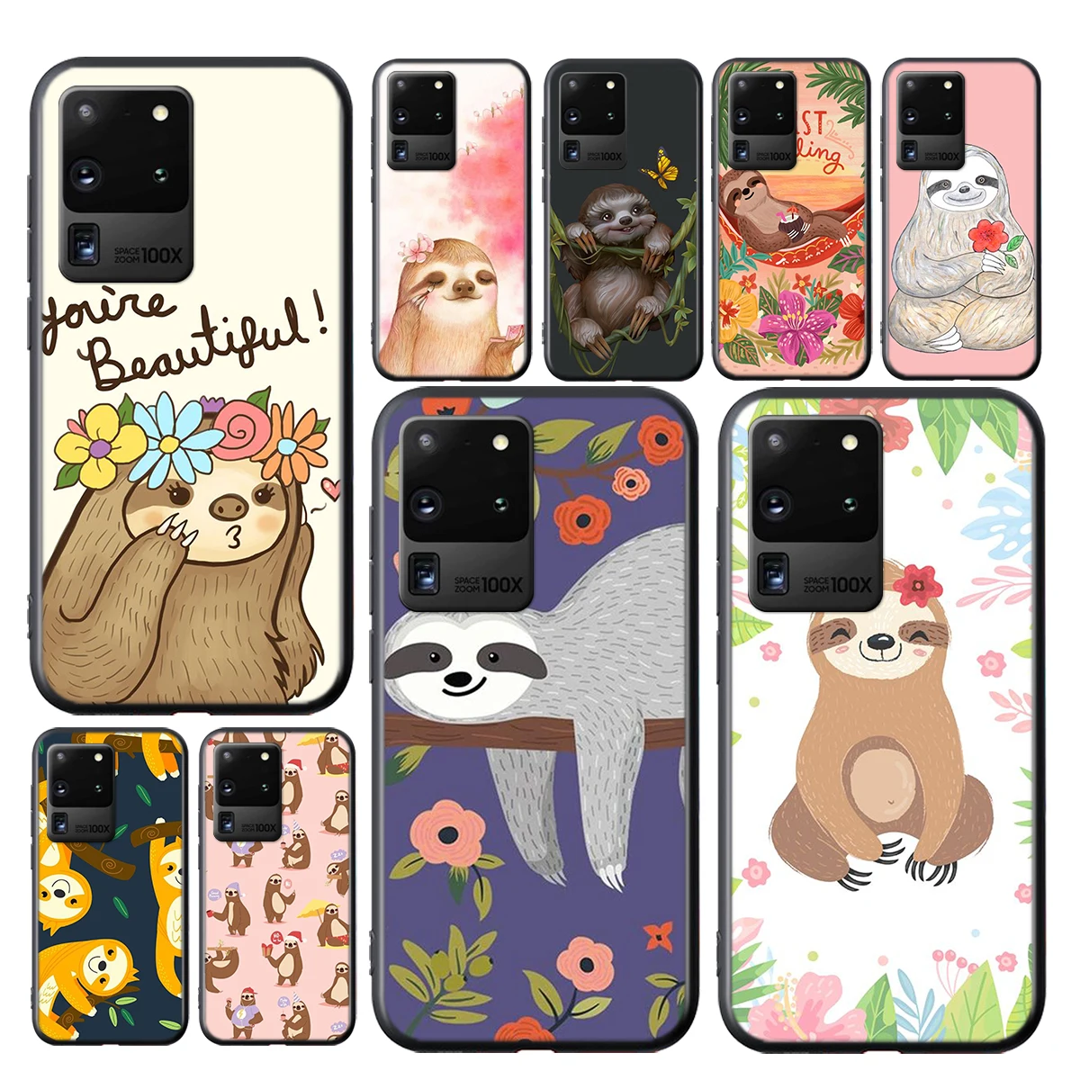 Grey Sloths And Flowers For Samsung Galaxy A01 A11 A22 A21S A31 A41 A42 A51 A71 A32 A52 A72 A02S A03S Soft Phone Case
Grey Sloths And Flowers For Samsung Galaxy A01 A11 A22 A21S A31 A41 A42 A51 A71 A32 A52 A72 A02S A03S Soft Phone Case