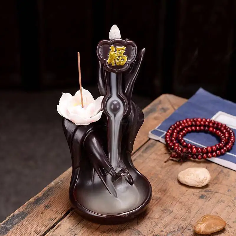 Lotus Purple Clay Waterfall Backflow Incense Burner Incense Cone Sticks Holder Aromatherapy Censer For Home Office Decor Gifts
Lotus Purple Clay Waterfall Backflow Incense Burner Incense Cone Sticks Holder Aromatherapy Censer For Home Office Decor Gifts