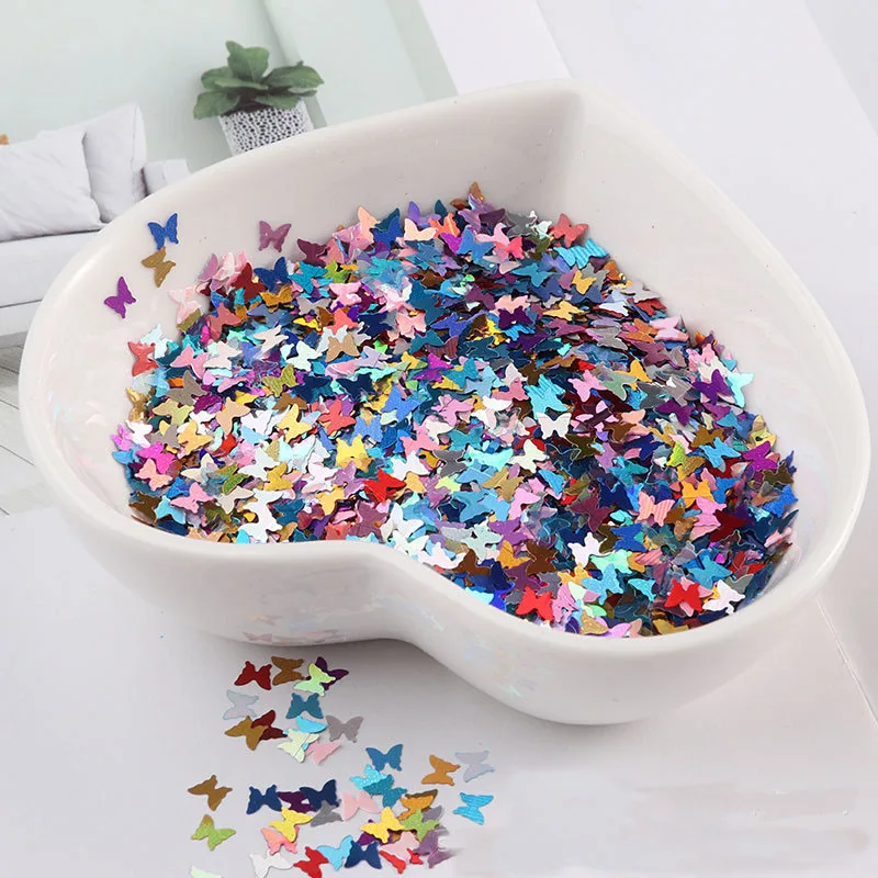Holographic Glitter 3mm Micro Star/Butterfly Shape MIX Acrylic Laser Glitter For Nail Art Decorations 1 Bag Blue Silver
Holographic Glitter 3mm Micro Star/Butterfly Shape MIX Acrylic Laser Glitter For Nail Art Decorations 1 Bag Blue Silver