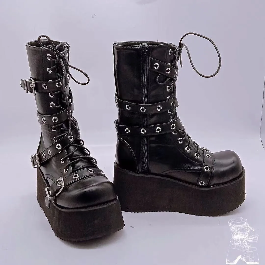 Women Ankle Boots Black PU Fashion Lace-Up Motorcycle Boots Non-slip Waterproof Female Platform Boots Shoes 2021 autumn/winter
Women Ankle Boots Black PU Fashion Lace-Up Motorcycle Boots Non-slip Waterproof Female Platform Boots Shoes 2021 autumn/winter