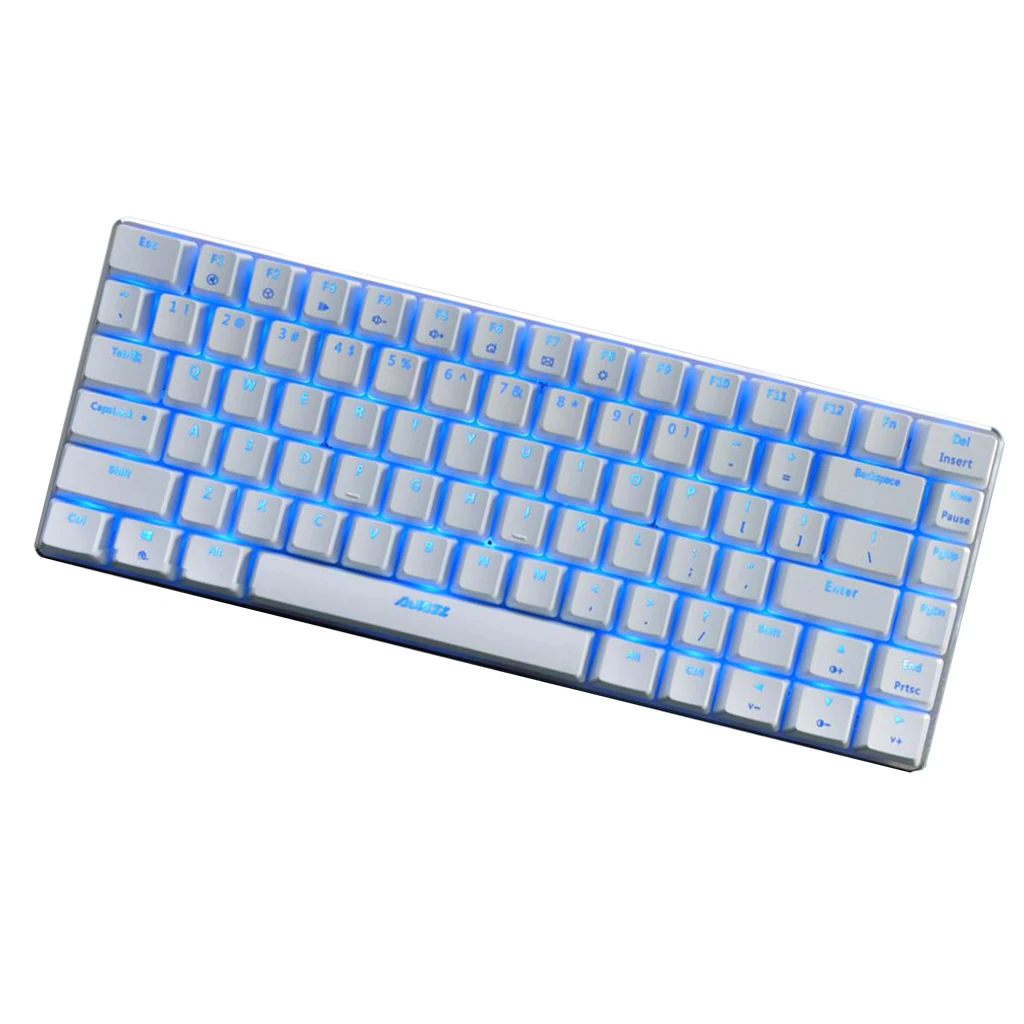 Professional ESports USB Wired LED Backlit Gamer Gaming Keyboard with Black Switch for Home Office White
Professional ESports USB Wired LED Backlit Gamer Gaming Keyboard with Black Switch for Home Office White