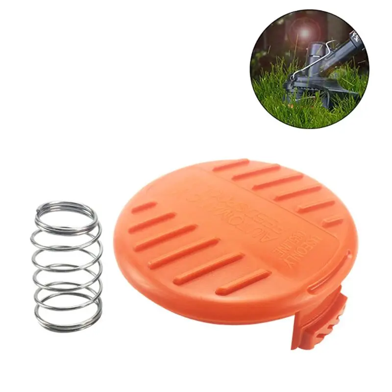 6 Sets Spring Spool Cap Covers Replacement for AF-100 Trimmer Garden Grass Lawn Mower Parts Accessories
6 Sets Spring Spool Cap Covers Replacement for AF-100 Trimmer Garden Grass Lawn Mower Parts Accessories