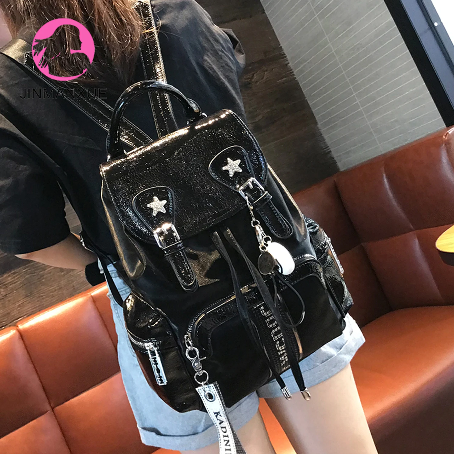 Trend Handbags Leather Women's Shoulder Bag Casual All-Match Fashion Women Backpack Purse Large Capacity Drawstring Travel Bag
Trend Handbags Leather Women's Shoulder Bag Casual All-Match Fashion Women Backpack Purse Large Capacity Drawstring Travel Bag