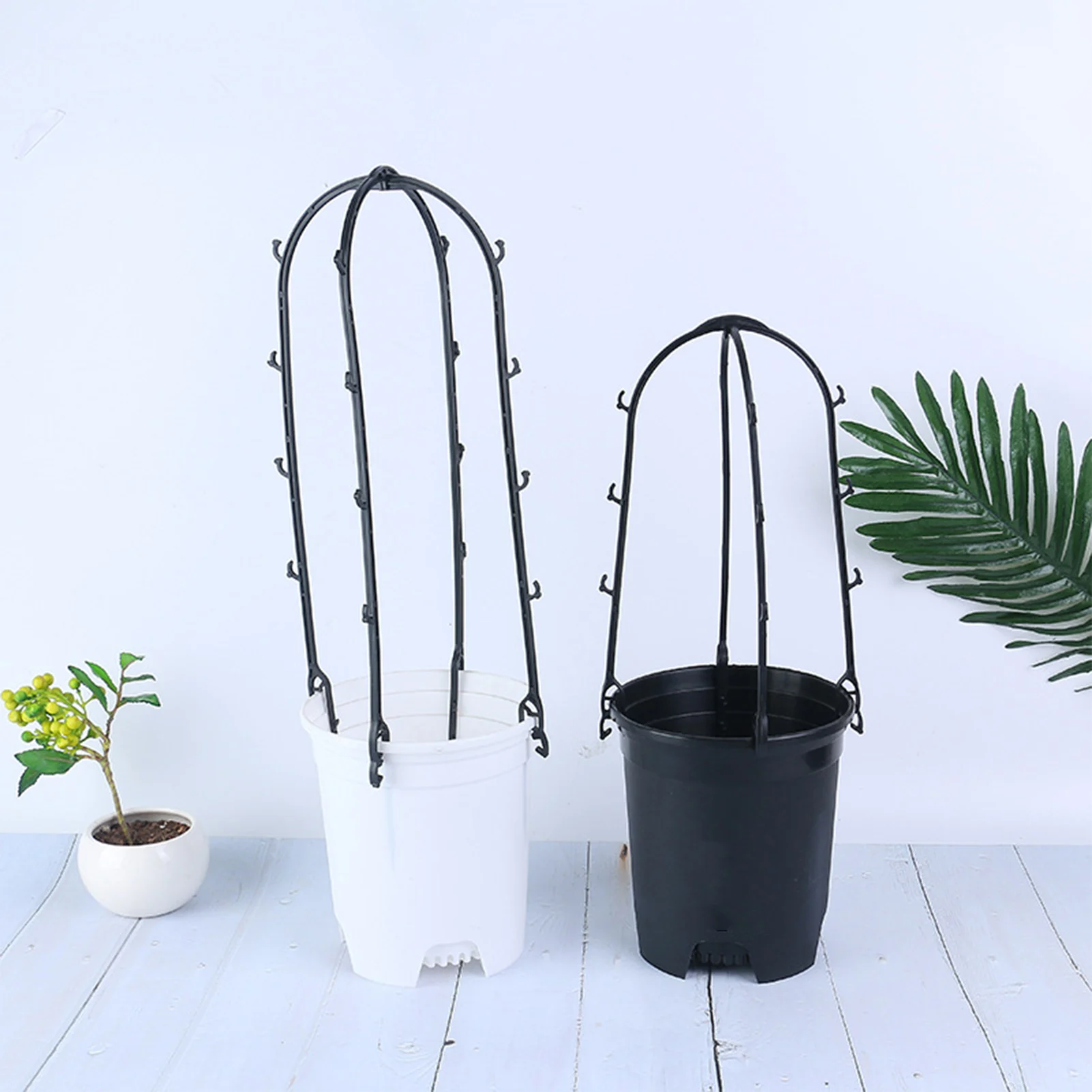 10pcs Garden Plant Pot Obelisks Plastic Climb Plant Support Frame Flower Climbing Fixed Stand for Vine Plants (Without Pots)
10pcs Garden Plant Pot Obelisks Plastic Climb Plant Support Frame Flower Climbing Fixed Stand for Vine Plants (Without Pots)