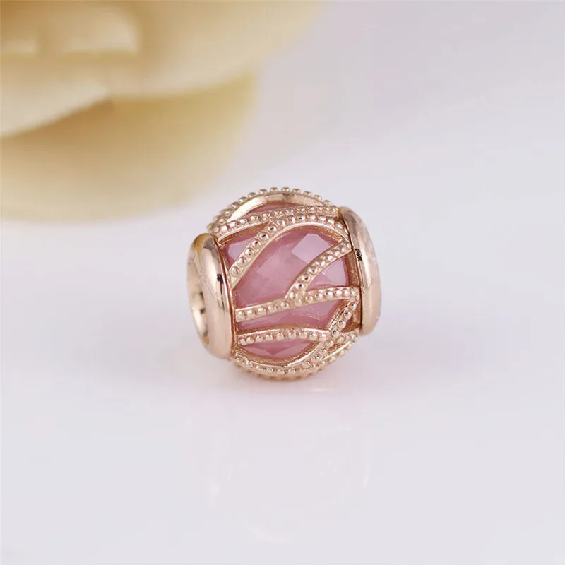 Genuine 925 Sterling Silver Pink Zircon Beads Fit Original Pandora Bracelet&Bangle Making Fashion DIY Jewelry For Women CMS1572 
Genuine 925 Sterling Silver Pink Zircon Beads Fit Original Pandora Bracelet&Bangle Making Fashion DIY Jewelry For Women CMS1572